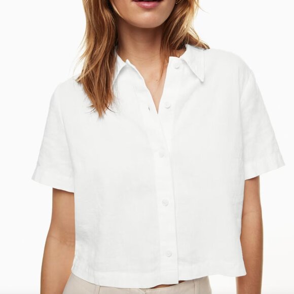 Wilfred Free Gelato Linen Shirt - Picture 2 of 5